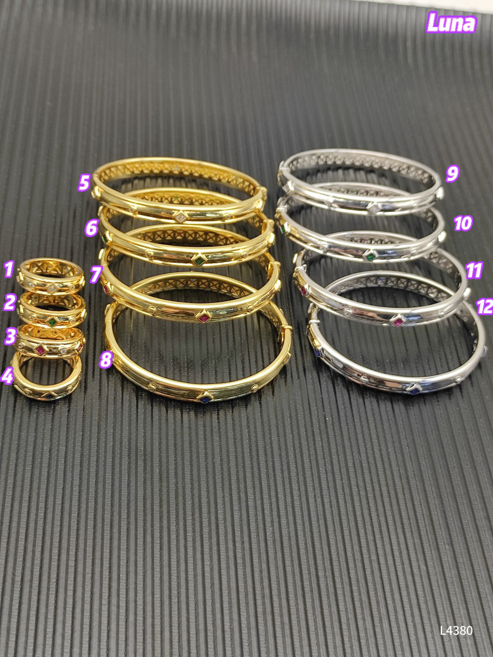 L4380 Luna Ring & Bracelet