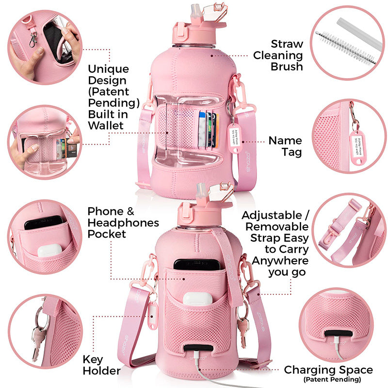 007 Large capacity kettle cup holder universal ton barrel insulation anti-scalding anti-fall portable