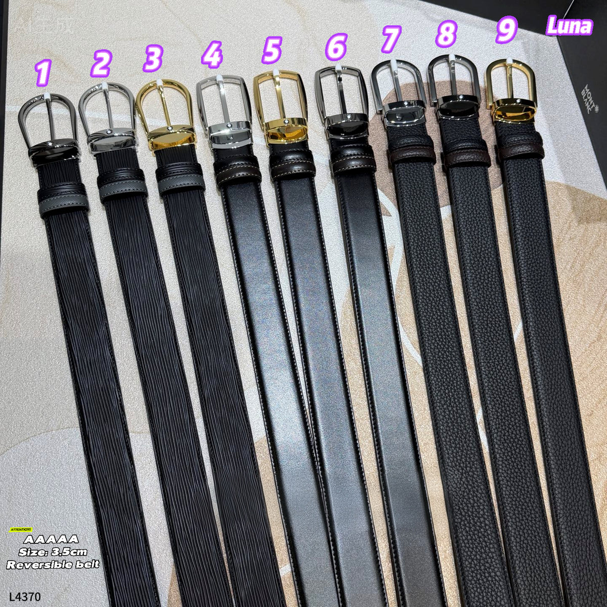 L4370 Luna Reversible Belt