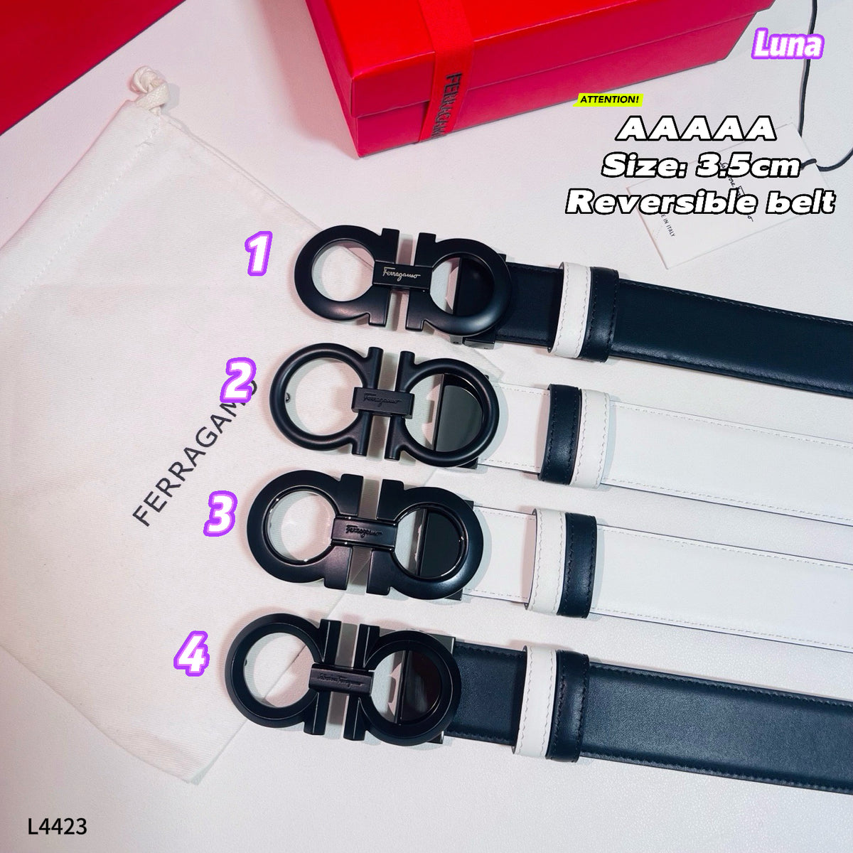 L4423    Luna      Reversible Belt