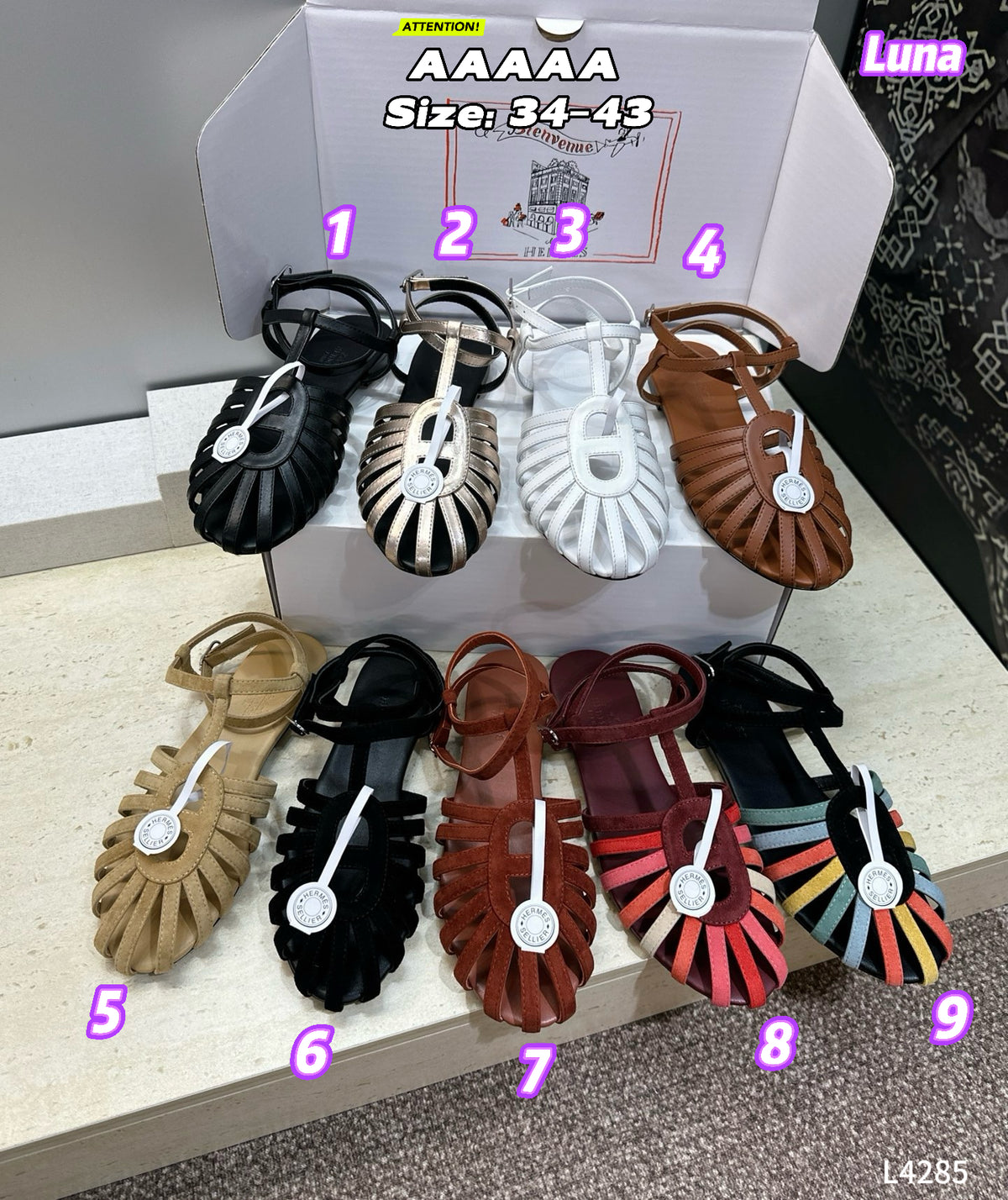 L4285     Luna       Footwear